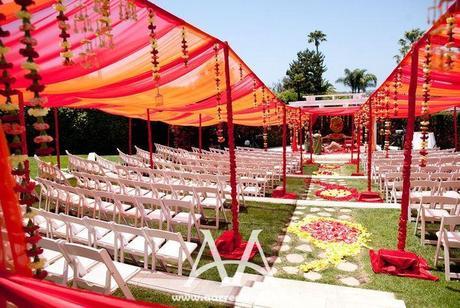 Decoración boda hindú