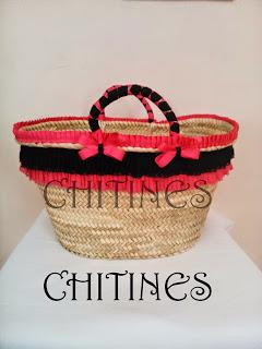 BOLSO DE MIMBRE PEQUEÑO MOSTERS HIGH