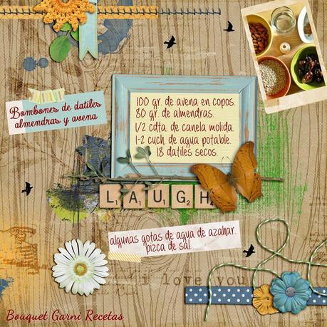 Bombones de dátiles, almendras y avena