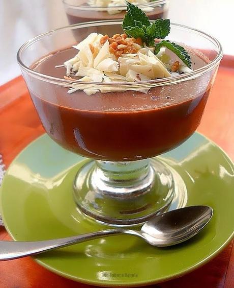 Natillas de chocolate