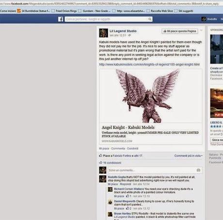 Kabuki Models responde por el caso del Angel Knight