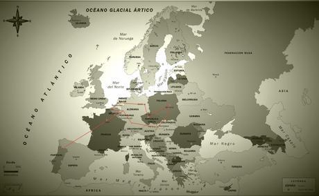mapa polc3adtico de europa2 Ruta Interrail 2010