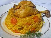 Arroz pollo corral olla