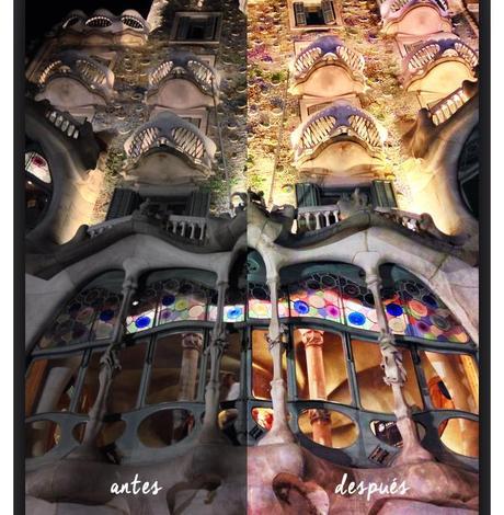 laCoquette Snapseed ANTES DESPUÉS