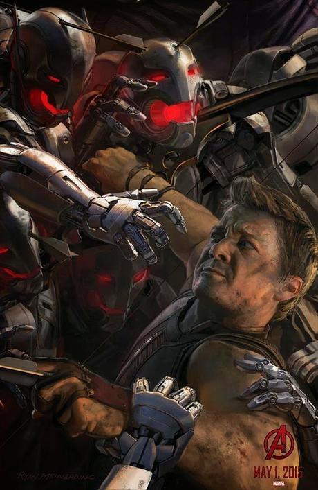 LOs Vengadores poster, el turno para Visión y Quicksilver