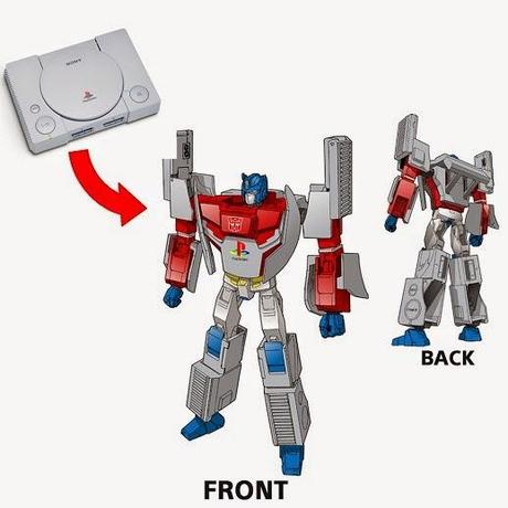Para el 20th aniversario de PlayStation Optimus prime se transformará en PSX