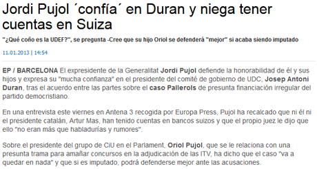 El (no tan) honorable Pujol El (no tan) honorable Pujol