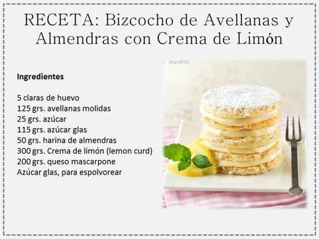 bizcocho de avellanas y almendras
