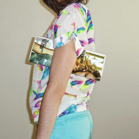 Bolso de mano revista - Magazine Clutch