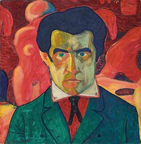 'Autoretrato', 1908. Malevich