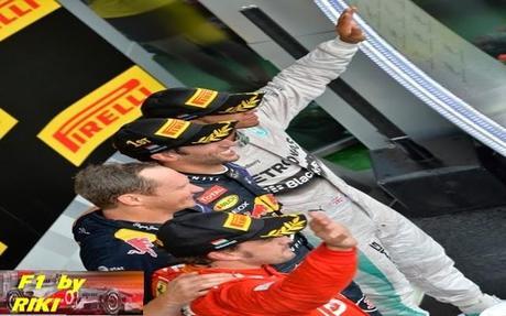 RESUMEN DEL GP DE HUNGRIA 2014 - RICCIARDO GANA POR SEGUNDA VEZ ESTE AÑO Y ALONSO ES SEGUNDO