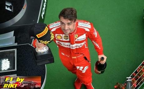 FERNANDO ALONSO JAMAS PENSON CULMINAR SEGUNDO EN EL GP DE HUNGRIA 2014 - VUELVE A SACAR LA CASTA