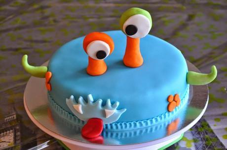Tarta Monstruo Para Álvaro