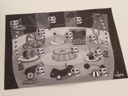 Probando “Circus”, nuestro primer juego de barquitos Hojita para apuntar en Circus