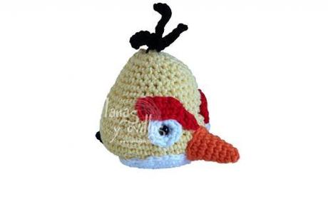 Como hacer una figura de andry birds de lana