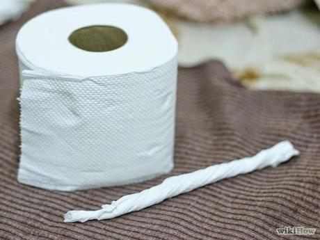 Como hacer rizos con papel higiénico
