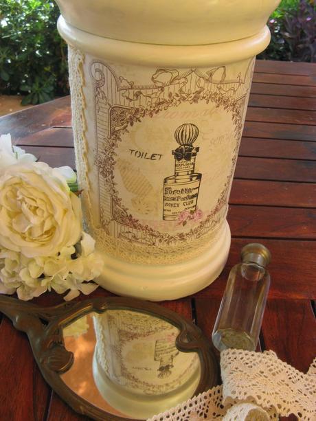 Cambiando el aspecto a un bote de cerámica