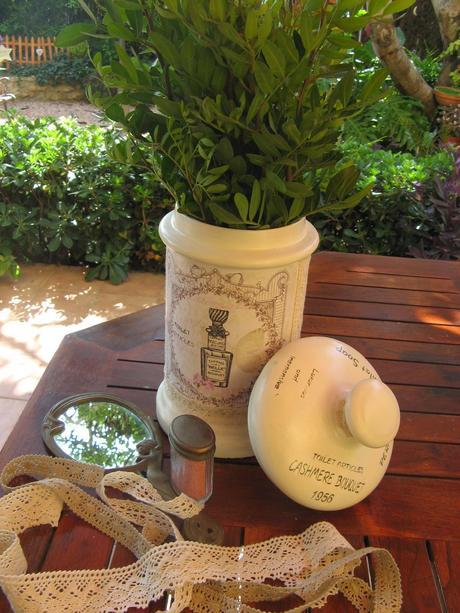 Cambiando el aspecto a un bote de cerámica