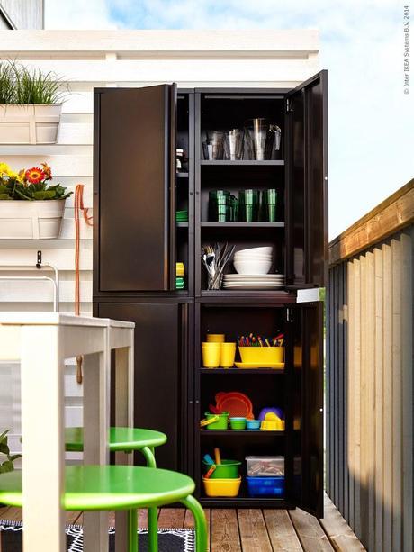 UN BALCÓN BIEN APROVECHADO CON IKEA