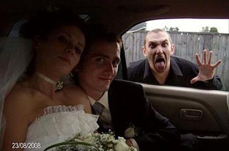 Photobombing en tu boda