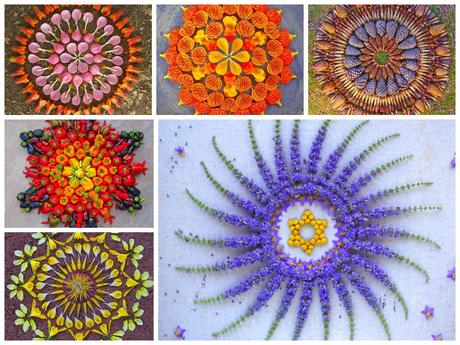 Mandalas con flores