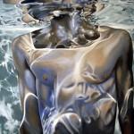 linnea strid arte hiperrealista totenart agua piscina