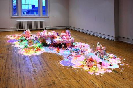 Instalación de Pip & Pop en galería de arte