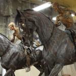 escultura de la muerte a caballo