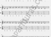 Campanitas Lugar Tablatura partitura guitarra Punteo Villancico Popular