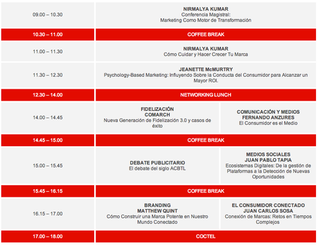 agenda congreso marketing and sales marketing y ventas seminarium Jueves 4 de septiembre – MARKETING ¿CÓMO DESARROLLAR EL PODER DE ATRACCIÓN DE TU NEGOCIO?