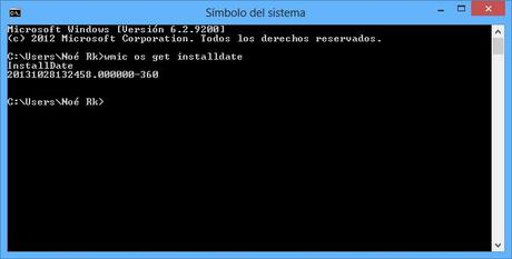 Como saber cuando se instaló Windows