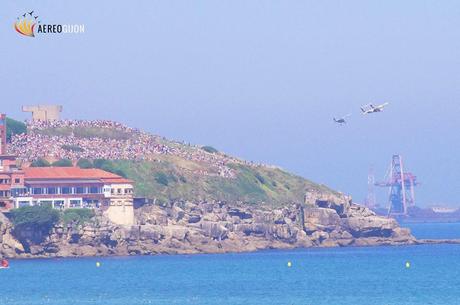 Gijón y su esplendido   Festival  Aereo