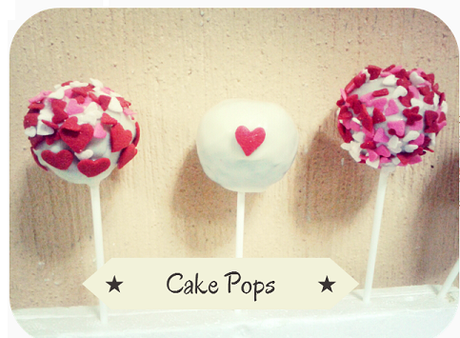 Cake pops para el dia del amor y la amistad