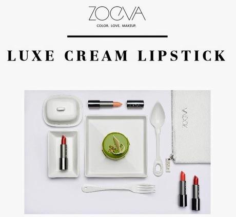 novedades en Zoeva; Luxe Cream Lipsticks