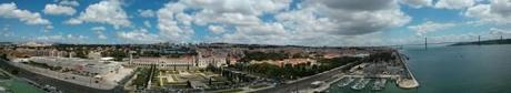 Dia 2, Visita a Belém Panorámica desde Monumento a los Descubrimientos