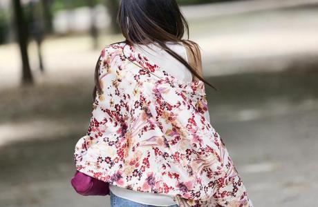 street style barbara crespo kimono khemeia el retiro park fashion blogger outfit blog de moda