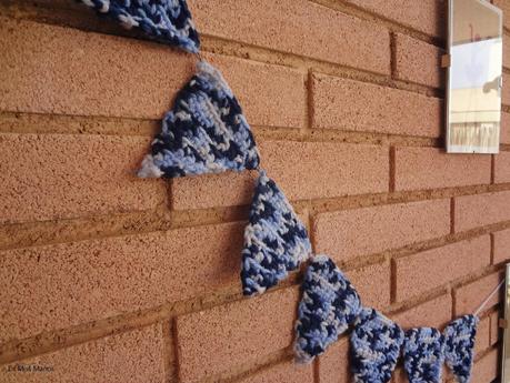 Banqueta y guirnalda para la terraza