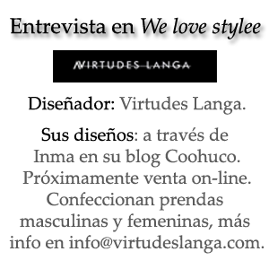 VIRTUDES LANGA EN WE LOVE STYLEE