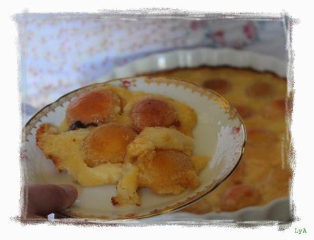 Clafoutis de albaricoque... para el Reto Sabor y Color de la temporada