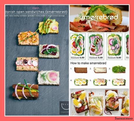 Smorrebrod... o bocadillo danés abierto... para Cocinas del Mundo