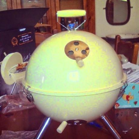 Salmón a la barbacoa.  Barbacoa urbana. Trucos para prepararla 1ª parte