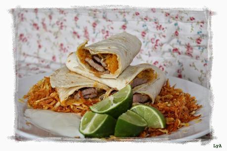 Kebabs de pato y naranja con salsa de yogur Kebabs de pato y naranja con salsa de yogur