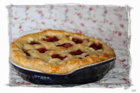 Cherry pie... para el 2º reto de Color y sabor de Temporada