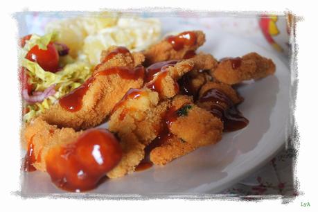 Comida para salir de excursión... tortilla de patata y pollo empanado... para Cocina Typical Spanish
