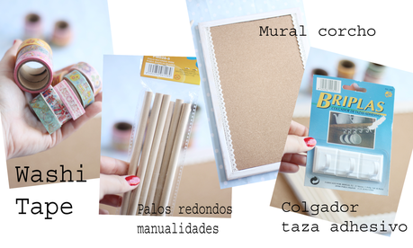 DIY´s Operación orden en casa ....Mural porta washi tape
