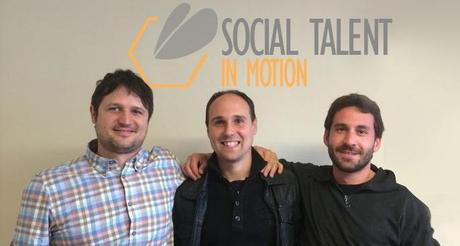 Julien Schmitt, Daniel Muigg y Jordi Díaz,  cofundadores de Social Talent In Motion