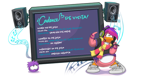 horarios español cadence Cadence y Penguin Band en el Music Jam 2014: ¡Exclusivos Horarios!