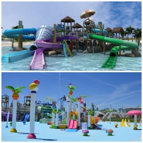 toboganes de agua parque warner beach