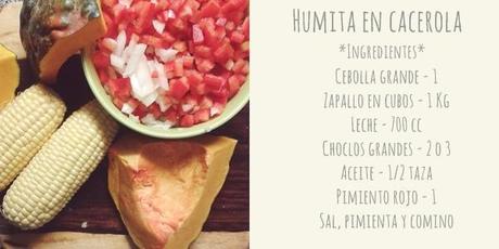 Tilcara, Humita y Jengibre