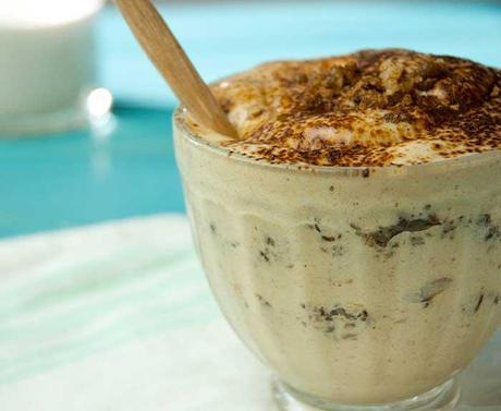 Receta Postre banana chai gelatto helado de plátano